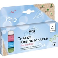Kreul Chalky Kreidemarker 4Er Set Fensterdeko