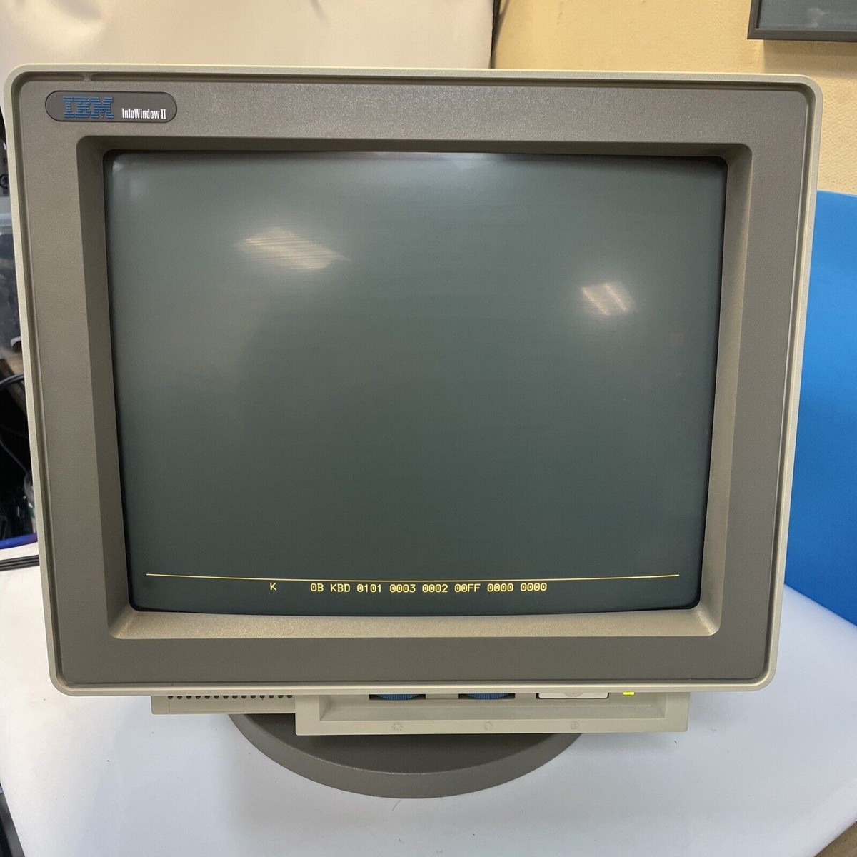 Nice ~ IBM 3487 InfoWindow II Display Station 1993 with IBM P/N