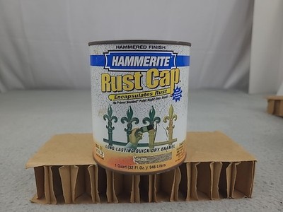1x READ Hammerite Rust Cap Hammered Finish Bronze 1 Quart KILZ