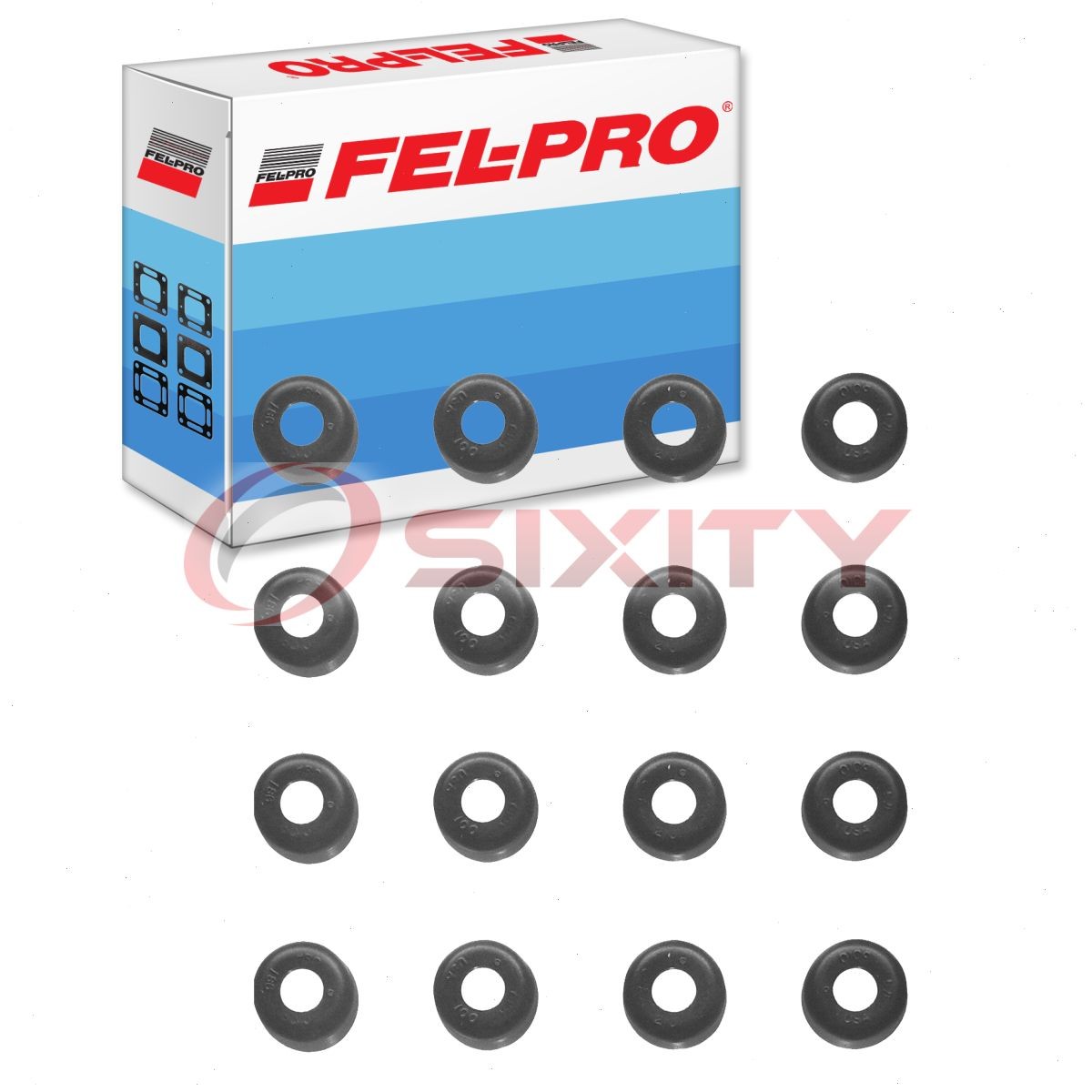 Fel-Pro Intake and Exhaust Engine Valve Stem Oil Seal Set for 1955-1980 et