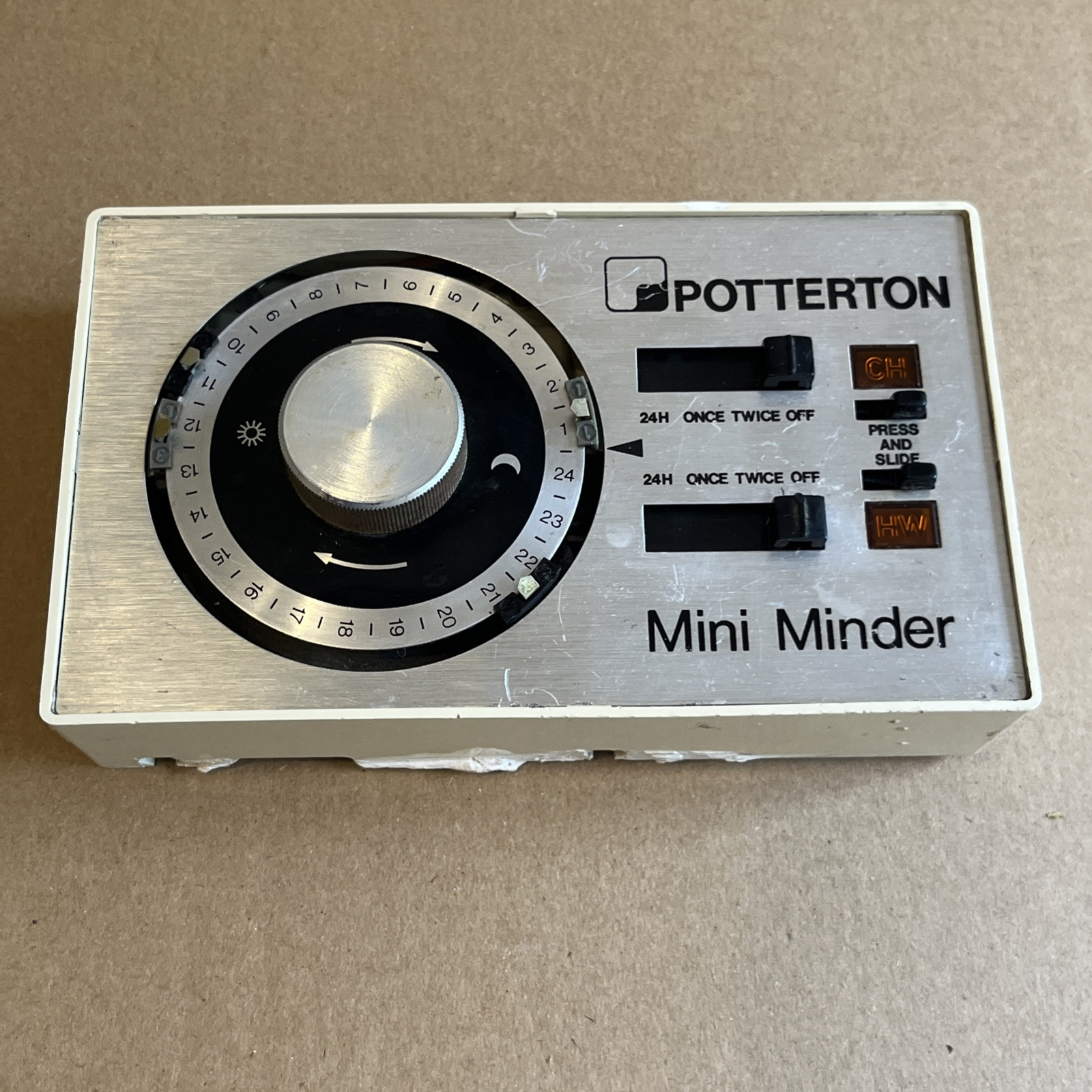 POTTERTON MINI MINDER (RWB2) HEATING HOT WATER TIME CLOCK/TIME
