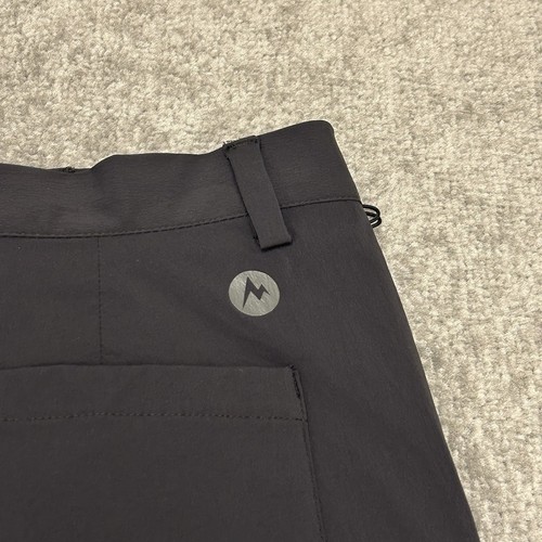 Marmot Shorts Mens 34 Black Arch Rock 8” Hiking Nylon Stretch Camp Gorpcore NEW - Picture 6 of 11