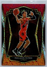 Malachi Flynn 2020-21 Panini Select Red White Orange Shimmer RC Rookie #170