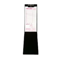 RDW 3112 4 1/2 in x 10 in Black Check Holder