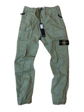 Stone Island Cargo Trousers W30 Green