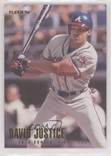 1996 Fleer David Justice #294 0c4
