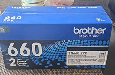 Brother TN660 2PK Genuine Original High-Yield Black Laser Toner Twin Pack