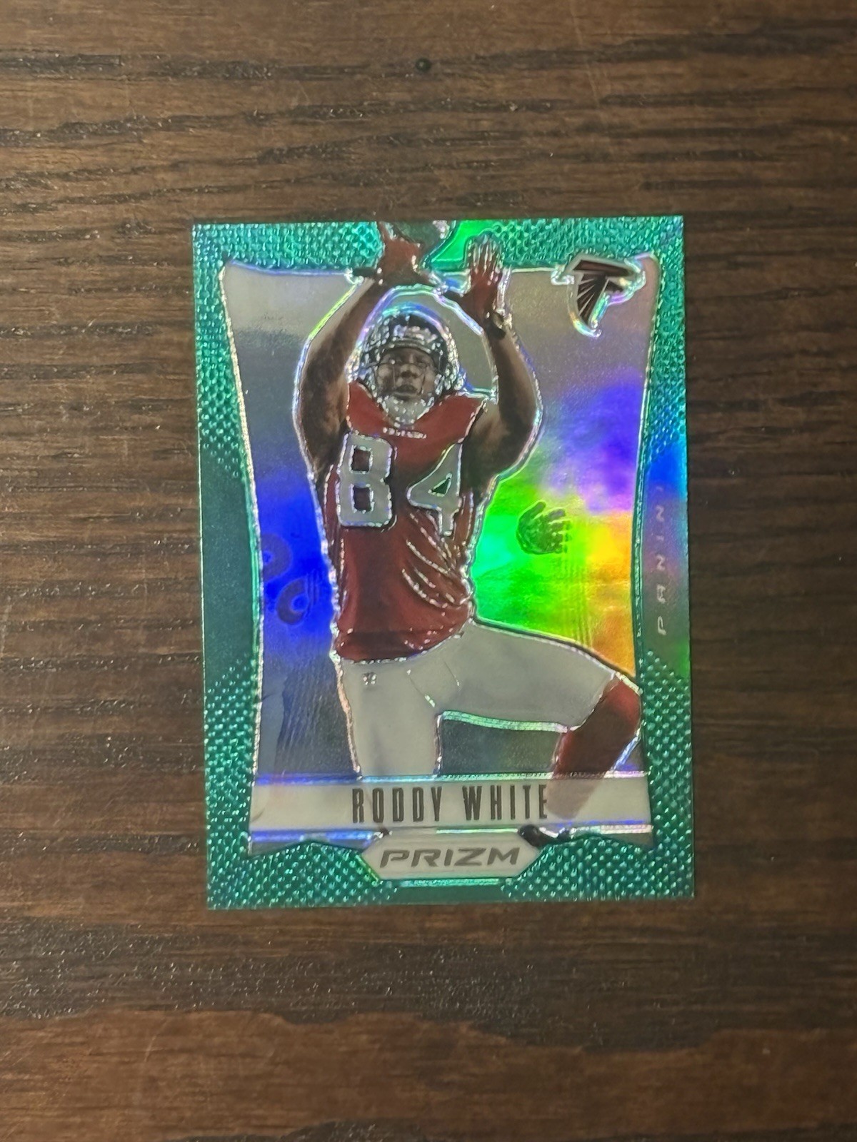 2012 Panini Prizm - Roddy White #8 Green Prizm ATLANTA FALCONS