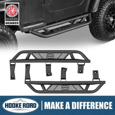 Hooke Road Tubular Running Boards Side Step Bars For 1987-1995 Jeep Wrangler Yj Hooke Road Tubular Running Boards Side Step Bars For 1987-1995 Jeep Wrangler Yj