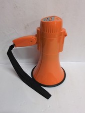 Unbranded Battery Operated Orange Megaphone Hand Speaker