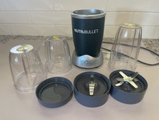 NutriBullet Magic Bullet Motor NB-101B 600W Blender w 3 Cup and Two blades