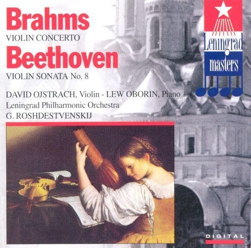 LM1330 Leningrad Philharmonic, G. Roshdestveskij Brahms / Beethoven - Violin
