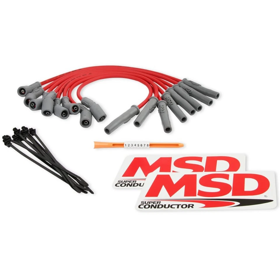 Комплект проводов свечей зажигания 31639 MSD для грузовика F350 F250 F150 Ford F-350 Super Duty - Изображение 2 из 4