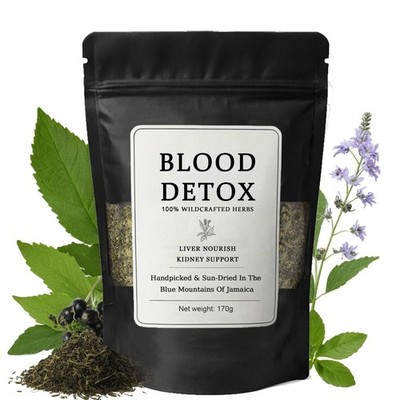 Healing Garden Blood Detox Jamaican Tea, Herbal PlantBased Botanical Tea with...
