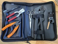 AMP LightCrimp Plus 492622-1 Racket Optical Crimper Wire Cutter Stripper Splice