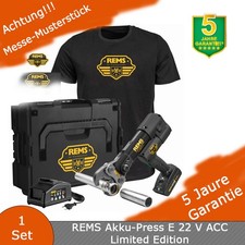 REMS Akku-Press E 22V ACC Limited-Edition in L-BOXX + T-Shirt 576062 RLE