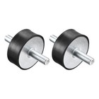 <!--F#f_0-->2Pcs Rubber Mounts M10x28mm Vibration Isolator Rubber Size 50mmx20mm<!--F/-->