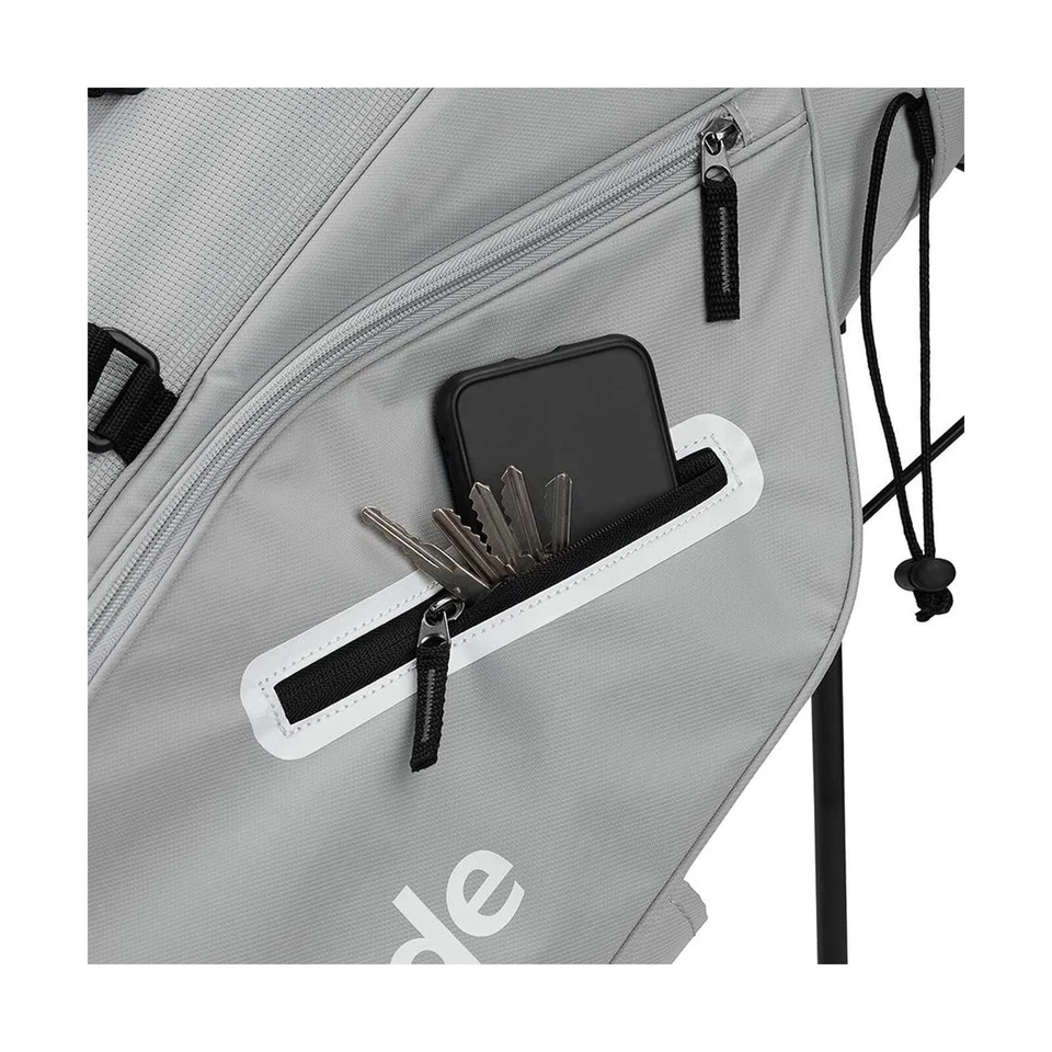 Сумка для гольфа с классической подставкой TaylorMade Golf 2023 серая - Изображение 3 из 4