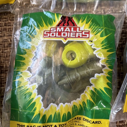Sealed Vintage Burger King 1998 Small Soldiers Figures Toys Lot Of 6 - Bild 3 von 9
