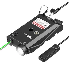VOTATU V840 Green &IR Laser Light Combo 1500 Lumens Tactical Flashlight Laser...
