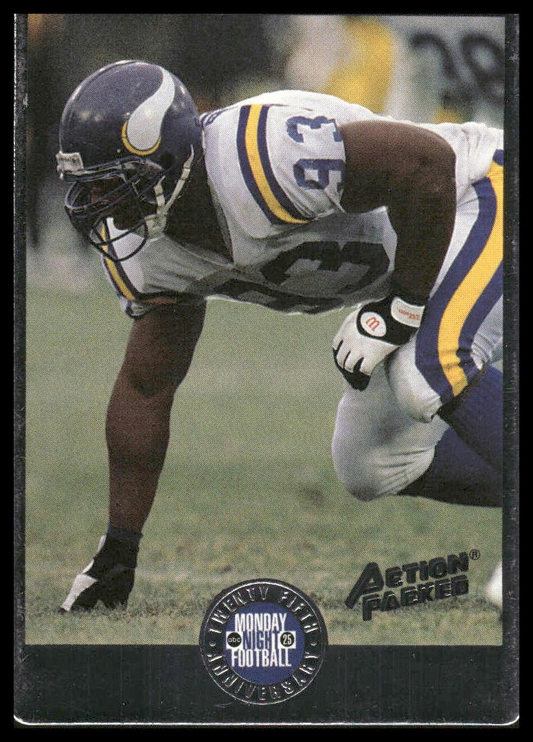 John Randle 1994 Action Packed Monday Night Football #59 Minnesota Vikings