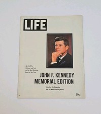 LIFE Magazine John F. Kennedy Memorial Edition 1963 JFK Good Condition