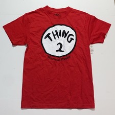Dr Seuss Thing 2 T-Shirt Size M Red Universal Studios Islands Of Adventure NWT