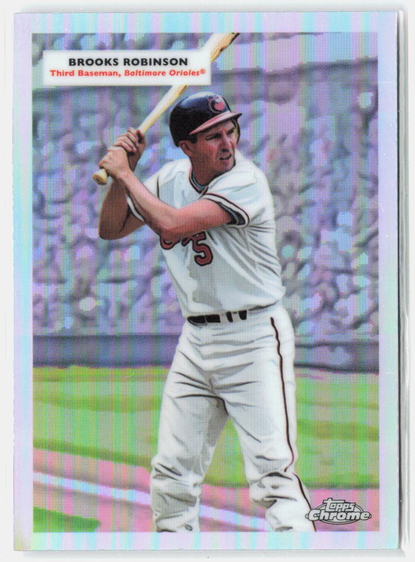 Brooks Robinson / Eddie Murray #55DH-17 Baseball Cards 2025 Topps Chrome Platinum 1955 Double Header trading card — raw and PSA graded price guide