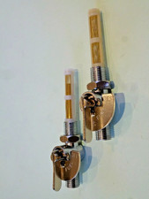 BSA A7 A10 B31 B33  PETROL FUEL TAPS PAIR ETHANOL RESISTANT  1/4 BSP