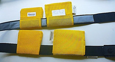 Set 2 Scuba Weight Belt Sinkers XL 4 yellow pouches dive free diver