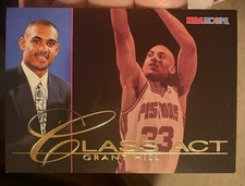 1995-96 NBA Hoops Grant hill Class Act  #237 Pistons