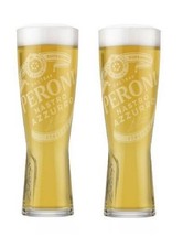 2 x Peroni Pint Glasses 20oz Brand New CE Stamped Genuine Official