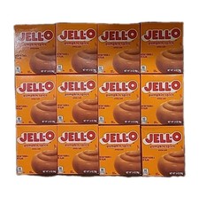 Jell-O Pumpkin Spice Instant Pudding  Pie Filling Dessert  3.4oz 12 Boxes 8/27