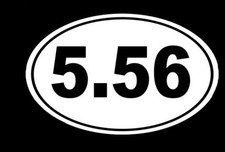 5.56 2a Oval Second Amendment Decal Vinyl Car Truck Ammo Can Window Sticker 5.56 2a Oval Second Amendment Decal Vinyl Car Truck Ammo Can Window Sticker