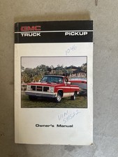 1986 Gmc Pickup Owners Manual Operating Guide Factory Original Oem