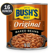 Bush's Original Roasted Beans, 16 oz can(Pack of 2)