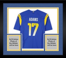 Framed Davante Adams Los Angeles Rams Autographed Nike Royal Game Jersey