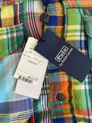 £349 Ralph Lauren Patchwork Camo Aztec Shirt Sportsman Guide rrl Southwestern M - Picture 12 of 15