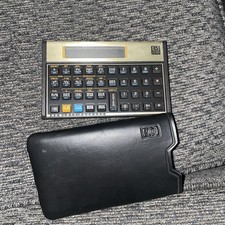 Hewlett Packard HP 12C Financial Calculator  Original Case - TESTED  WORKING