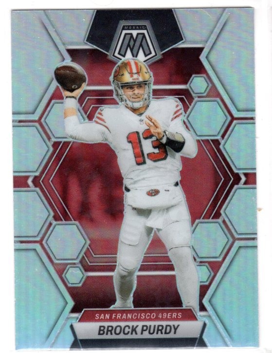 Brock Purdy 2023 Panini Mosaic Silver Prizm Francisco 49ers #211