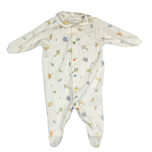Vintage Carter’s If They Could Just Stay Little Baby Sleeper Footed 23” Rainbow