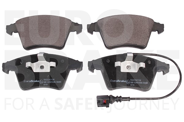 Eurobrake Bremsbelagsatz Scheibenbremse Passend FüR VW Touareg 7LA 7L6 7L7-image