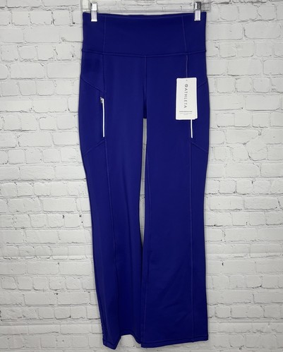 Athleta Rainier High Rise Bootcut Pant Noble Blue Womens Small 467899 Hiking Ski