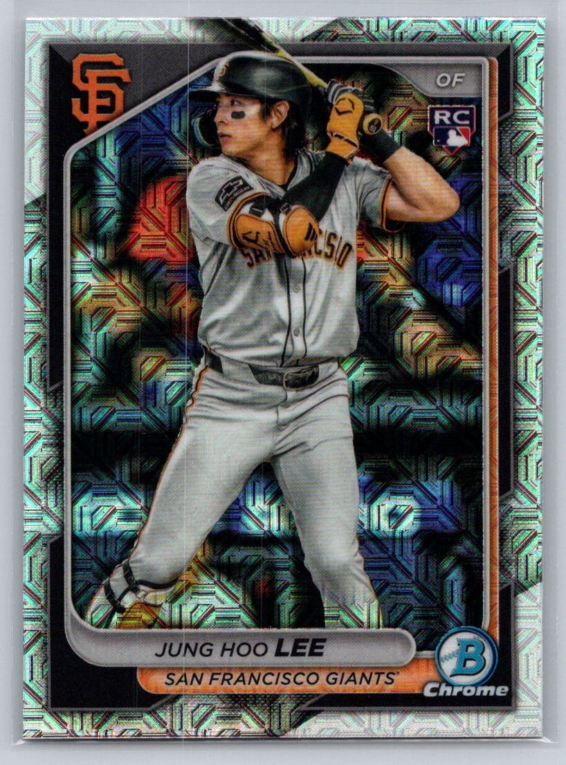 2024 Bowman Chrome #67 Jung Hoo Lee Mojo Refractors