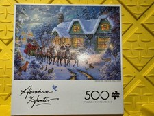Christmas Magic 500 Piece Jigsaw Puzzle Santa Reindeer