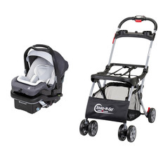 Secure-Lift 35 Infant Car Seat and Snap N Go EX Foldable Universal Infant Carrie