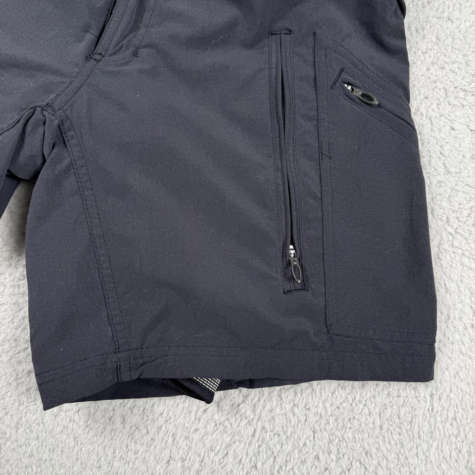 Oakley Cycling Shorts Mens Small Black Software SAMPLE MTB Y2K Padded YKK Zip - Image 3 of 4