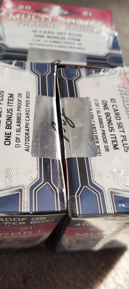 Lot of 3 2021 leaf multi sport blaster packs. Sealed slab in each box Brand New - Image 3 of 4