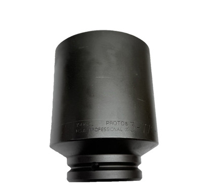 15062L PROTO, 3-7/8'' DEEP IMPACT SOCKET  1-1/2'' DRIVE, 6 POINT