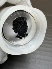 25 Coin Lot Roll 1988-2026 1 Oz Maple Leaf Silver .999 Round Canadian  $5
